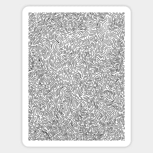 Abstract Ink Drawing #1 Magnet